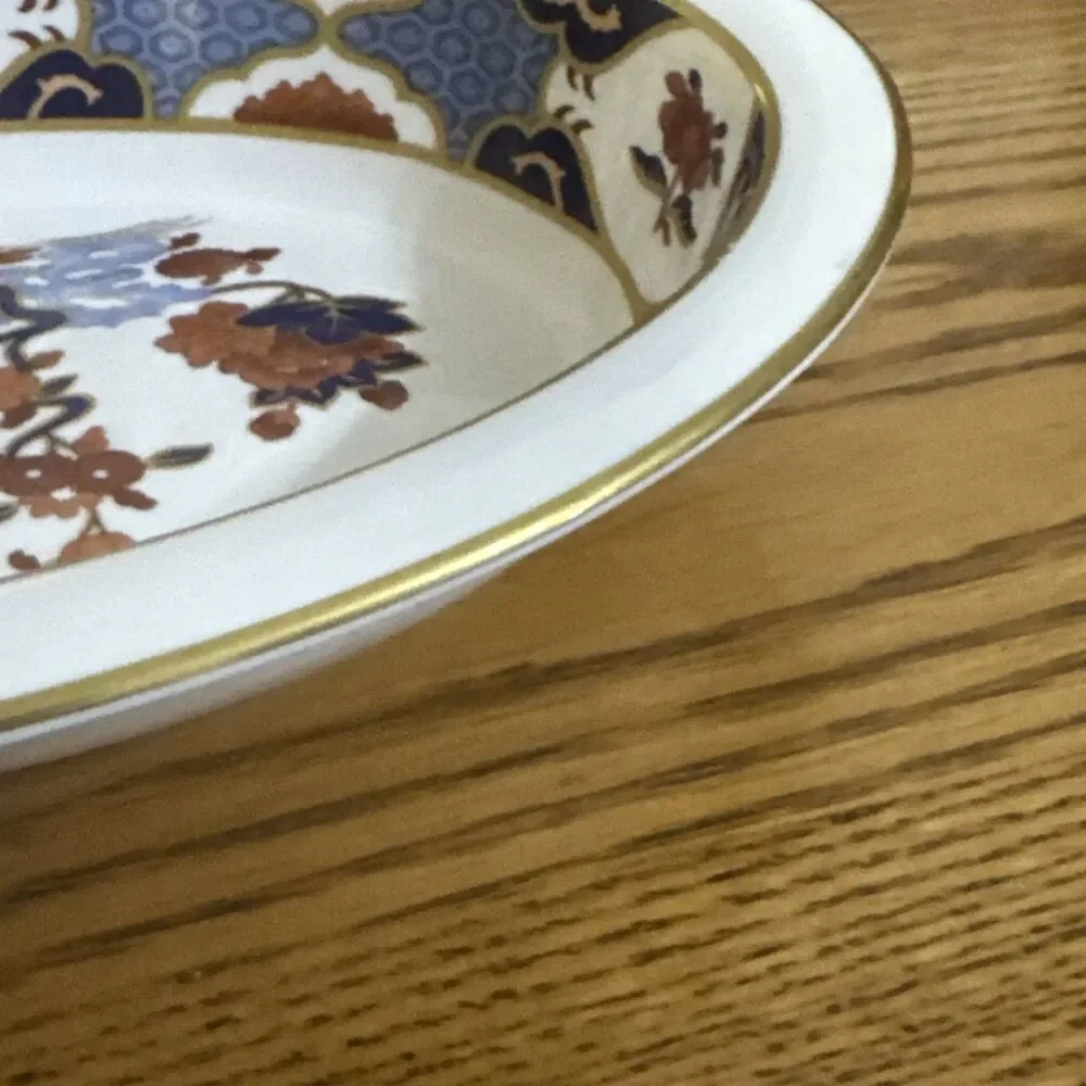 Spode Shima Fine bone china 9”oval Vegetable Bowl Y8172-E RARE READ